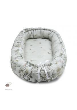 Obojstranné hniezdo pre bábätka z kolekcie hmlisté ráno