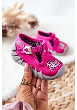 Detské ružové papučky s jednorožcami