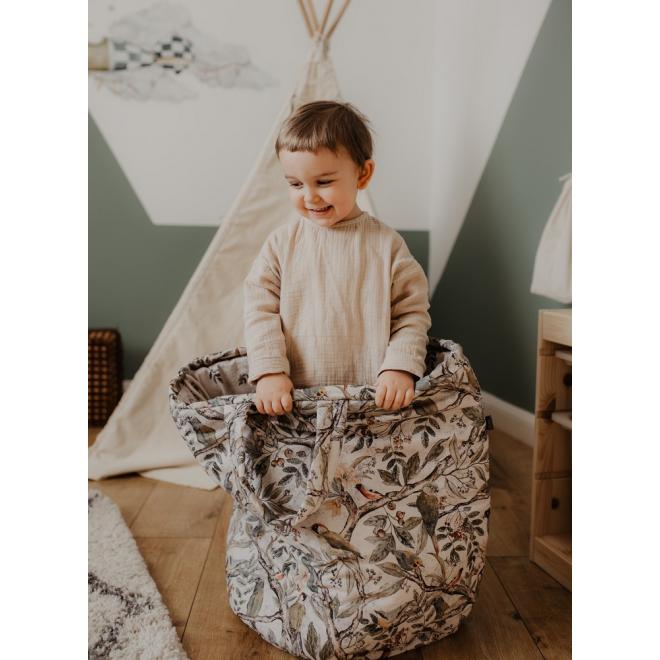 Obojstranný kôš na hračky z kolekcie mačacie príbehy