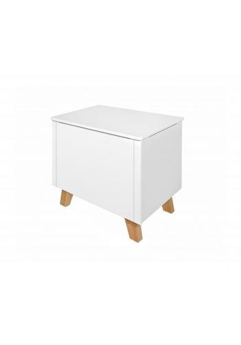 Skrinka - truhlica v minimalistickom štýle v bielej farbe - ZARA
