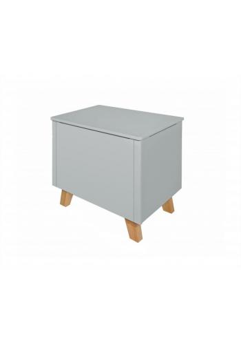 Sivá skrinka - truhlica v minimalistickom štýle - ZARA