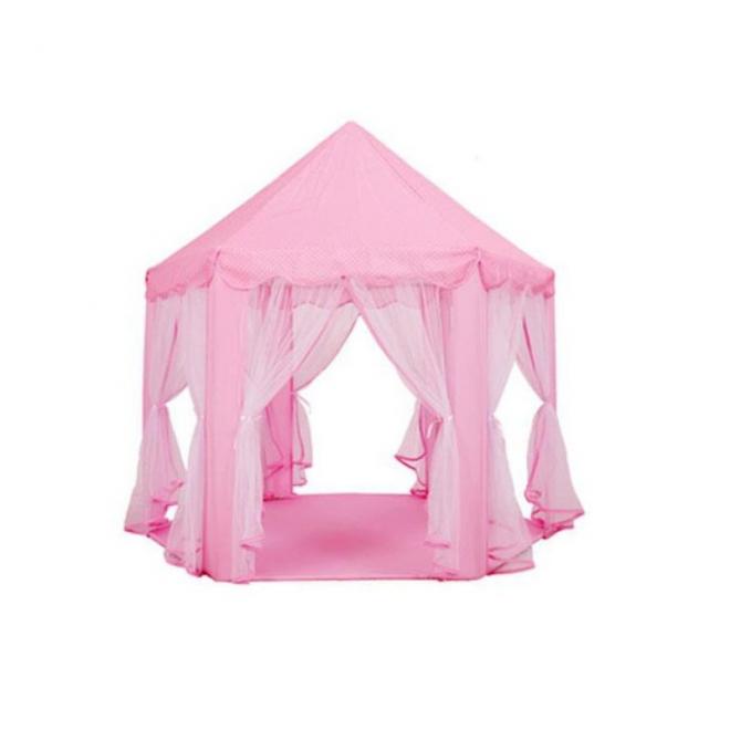 E-shop Ružový tylový stan na hranie pre deti