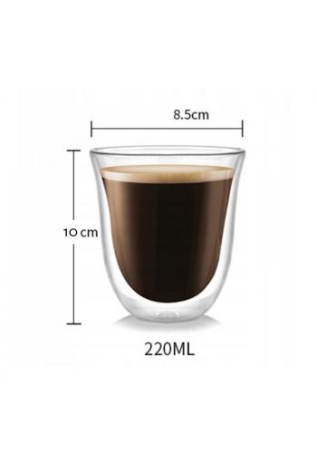 Sada šiestich termo pohárov na kávu - 220 ml