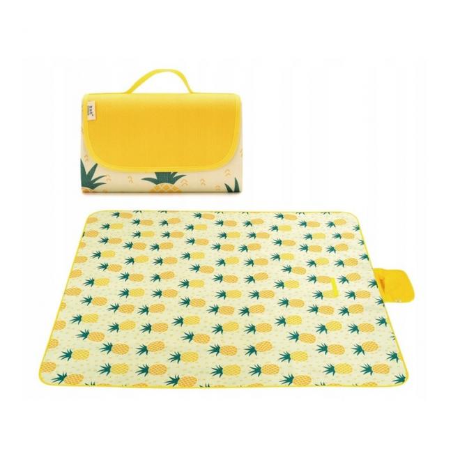 Plážová podložka s potlačou ananásov