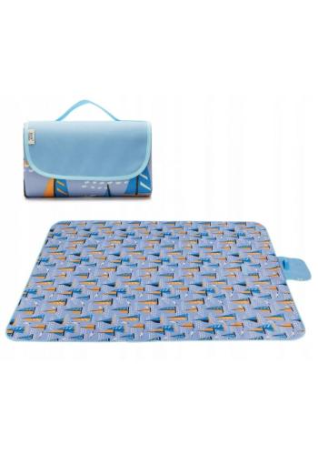 Modrá vodeodolná podložka na piknik