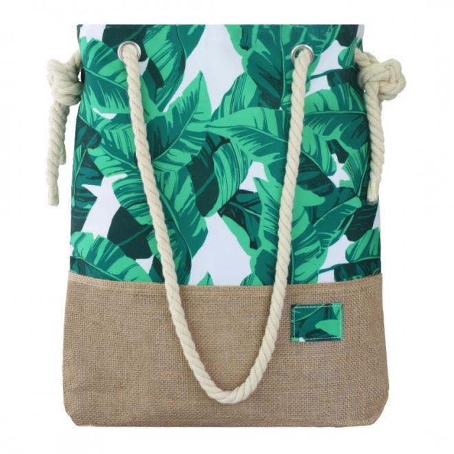 E-shop Plážová dámska taška s motívom listov