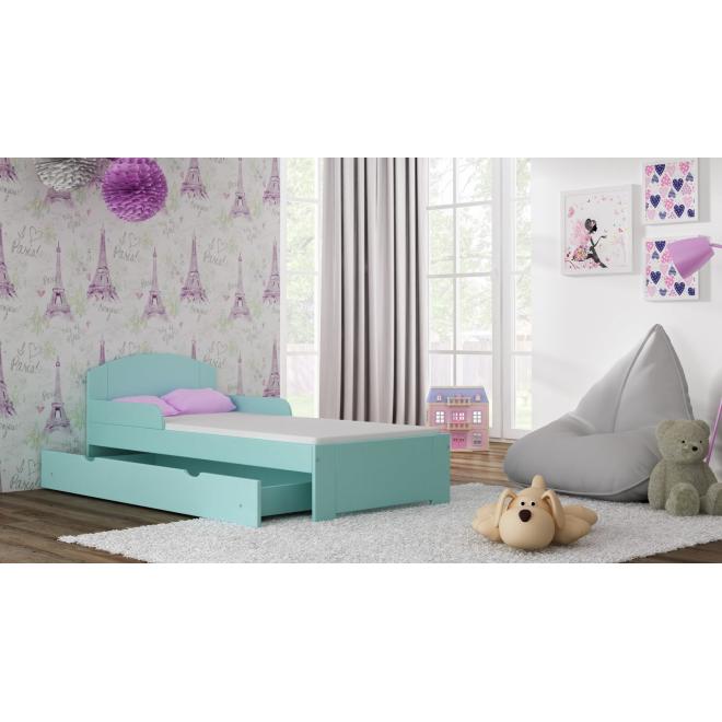 E-shop Detská jednolôžková posteľ - 190x80 cm
