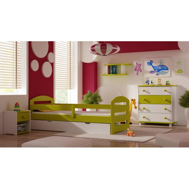 E-shop Detská jednolôžková posteľ - 200x90 cm