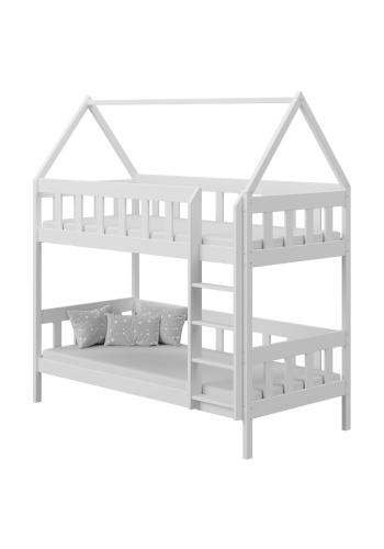 Detská poschodová domčeková posteľ - 180x80 cm