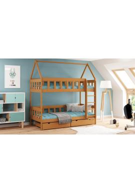 Detské poschodové postele - 190x80 cm