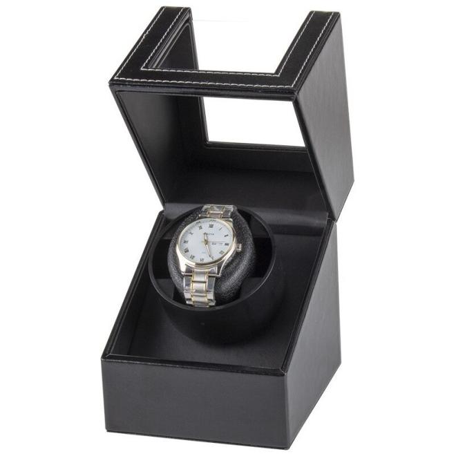 E-shop Elegantný čierny rotomat na hodinky