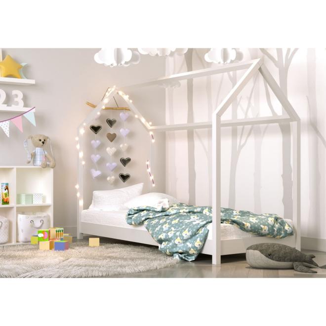 E-shop Biela detská posteľ domček - Bella