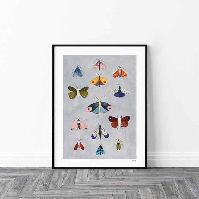 E-shop Dekoračný plagát s motýľmi