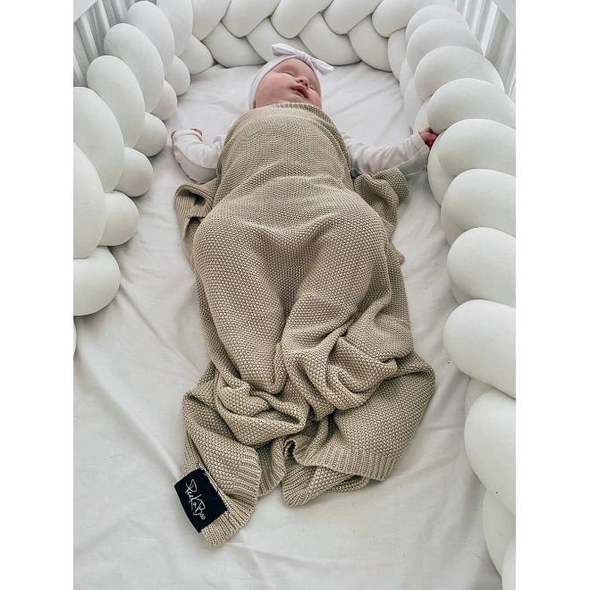E-shop Bambusová detská deka béžovej farby