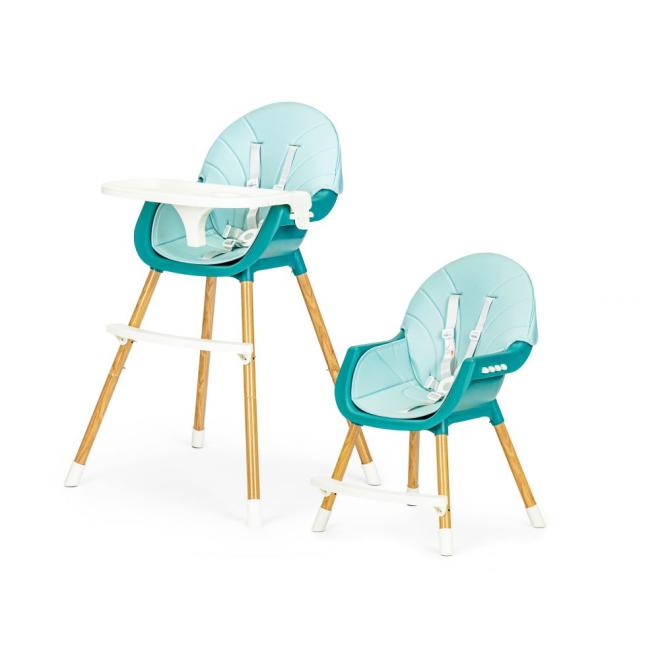 E-shop Modrá detská stolička na kŕmenie 2v1