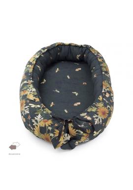 Obojstranné hniezdo pre bábätka s motívom prírody