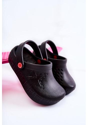 Detské čierne papuče Big Star