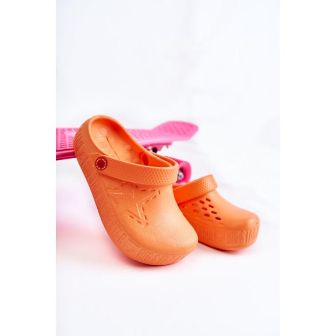 E-shop Detské oranžové papuče Big Star