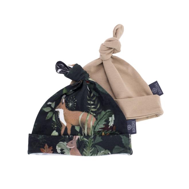 E-shop Sada detských čiapočiek z kolekcie lesné zvieratá