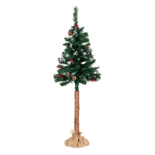 E-shop Vianočná umelá borovica zdobená šiškami - 160 cm