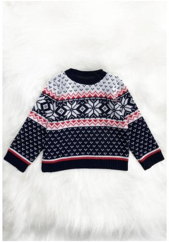 Detský sveter s motívom zimy