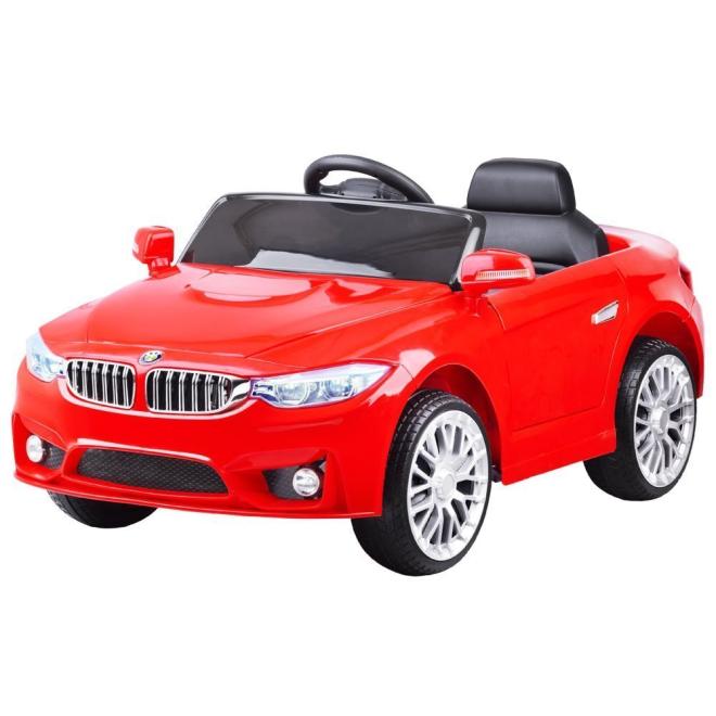 Červené detské auto na batérie