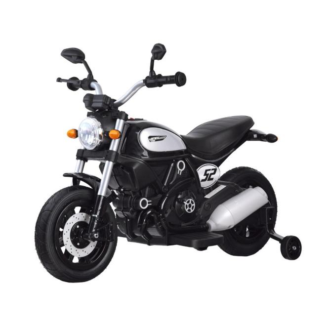 E-shop Čierna elektrická motorka pre deti
