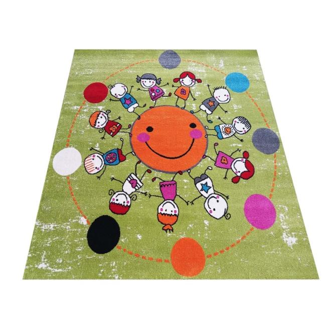 E-shop Farebný koberec s motívom Slnka a detí