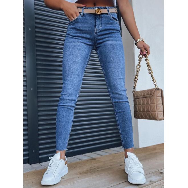 E-shop Elastické svetlomodré džínsy