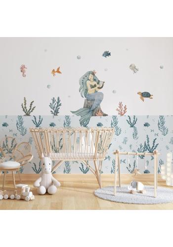 Sada detských nálepiek - korálové pobrežie