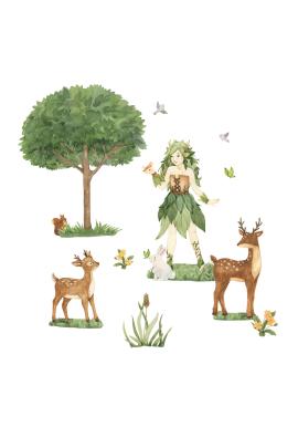 Detská sada nálepiek - rozprávková krajina