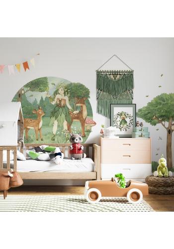 Nálepka na stenu - rozprávkový les