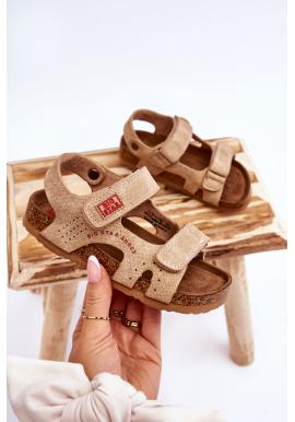 Big Star béžové sandále pre deti