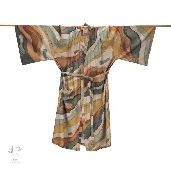 Bambusové kimono z kolekcie dúhová hora
