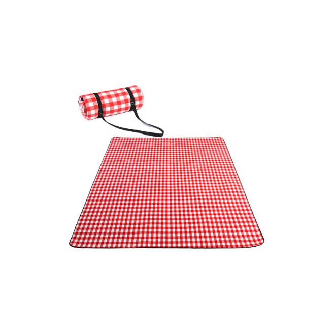 E-shop Kockovaná pikniková podložka červeno-bielej farby