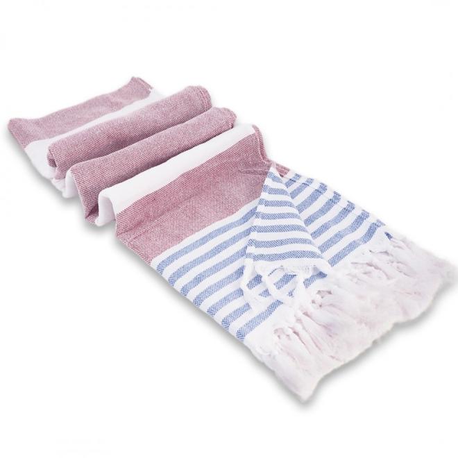 E-shop Bavlnený ručník v bordovej farbe - 100x180 cm