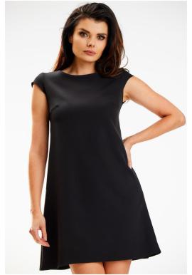 Elegantné čierne mini šaty