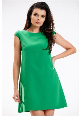 Zelené elegantné mini šaty