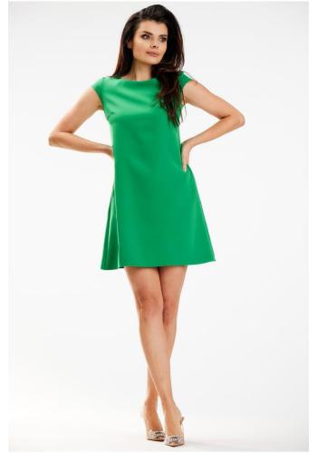 Zelené elegantné mini šaty