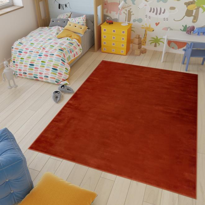 E-shop Shaggy koberec v hnedej farbe