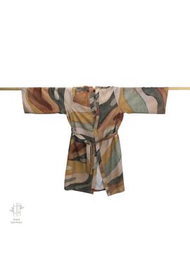 Detské bambusové kimono z kolekcie Dúhová hora