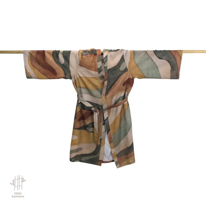 Detské bambusové kimono z kolekcie Dúhová hora