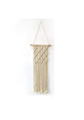 Pletená ozdoba makramé na stenu