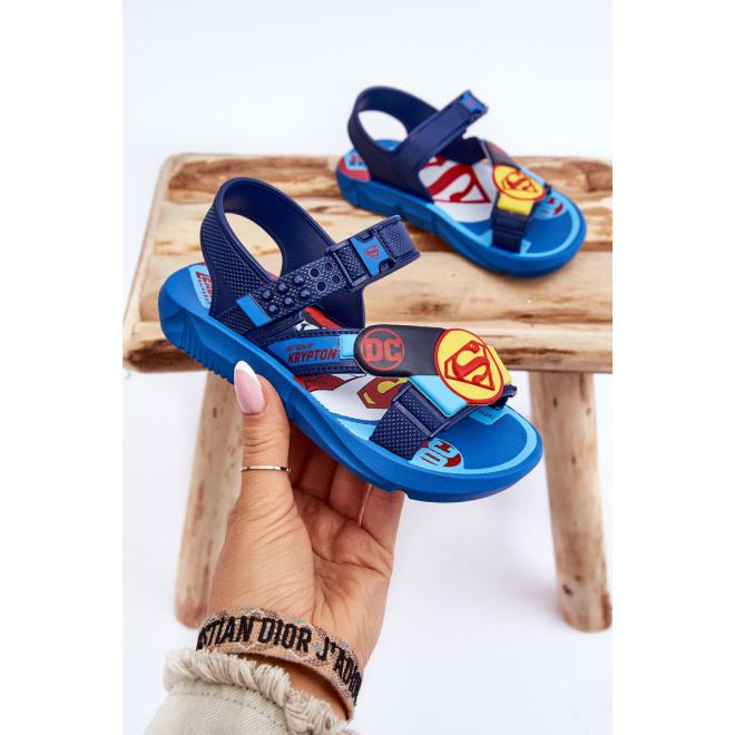 Chlapčenské sandále Grendene Kids modrej farby