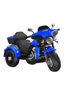 Detská veľká motorka v modrej farbe