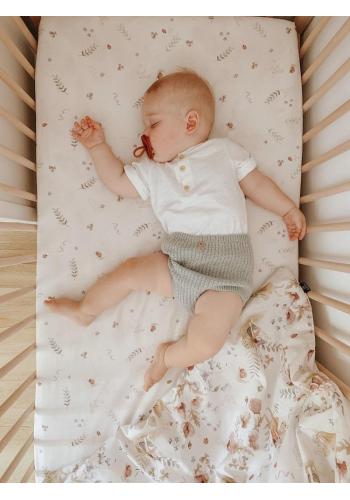 Detská plachta na posteľ z kolekcie Pastelové vzory