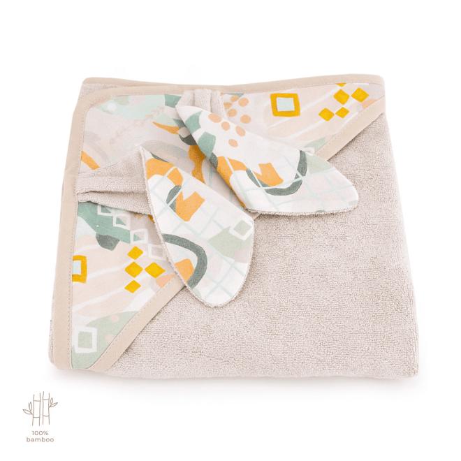 E-shop Detský bambusový uterák z kolekcie Pastelové vzory