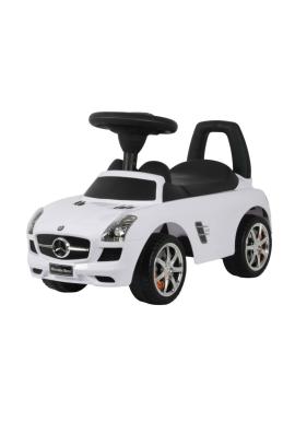 Detské biele auto - Mercedes