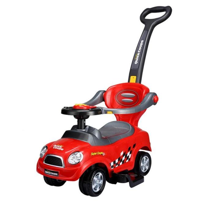 E-shop Červené detské autíčko s rúčkou 3v1