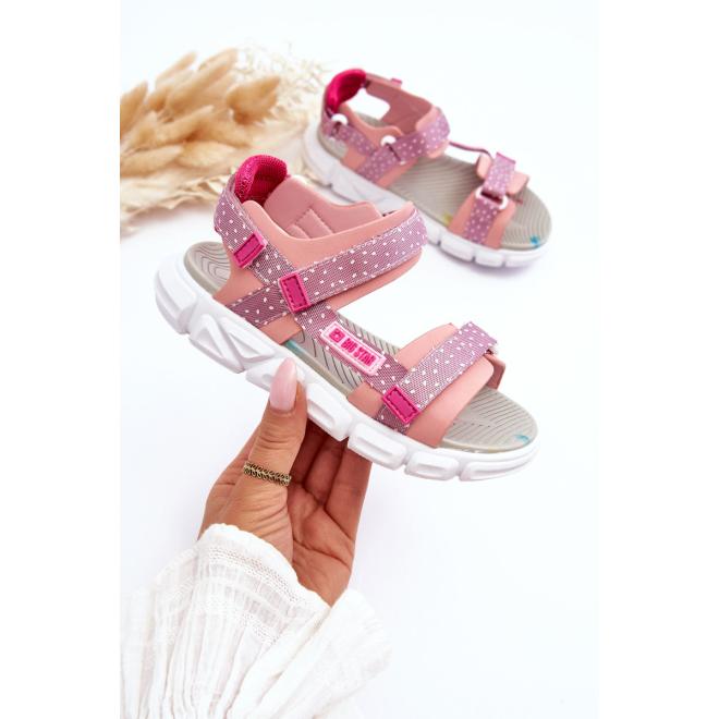 E-shop Dievčenské ružové Big Star sandále